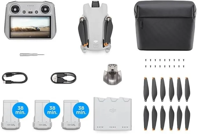 Drone Mini 3 Combo controle com tela