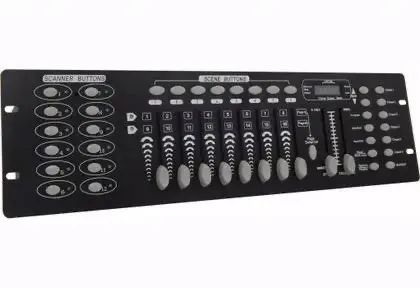 Mesa controladora 192 canais efeitos cabo DMX512 220V Onistek ON-LP511 - Foto 3