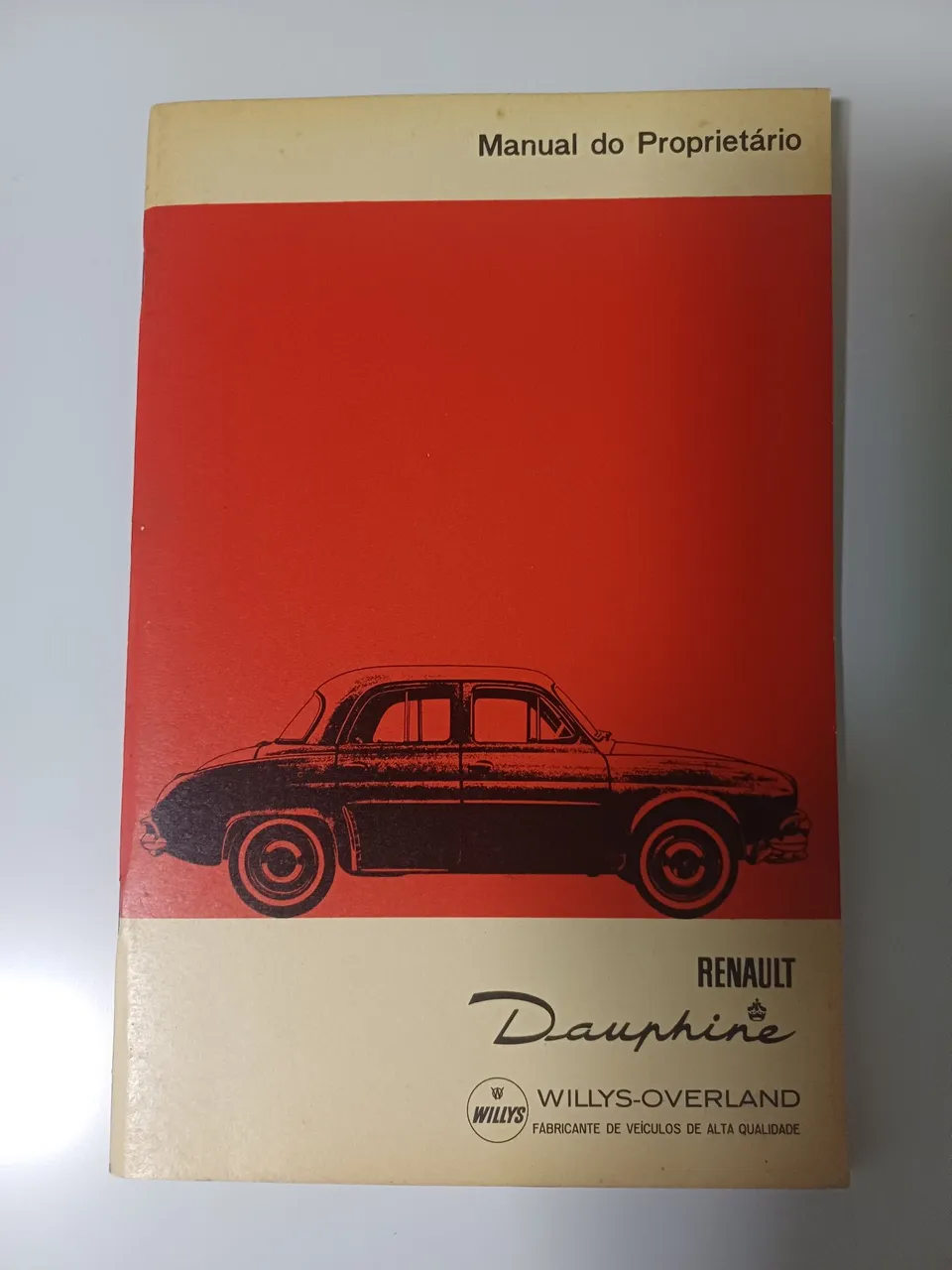 Manual do Proprietário Renault Dauphi 1964ne Willys-Overland