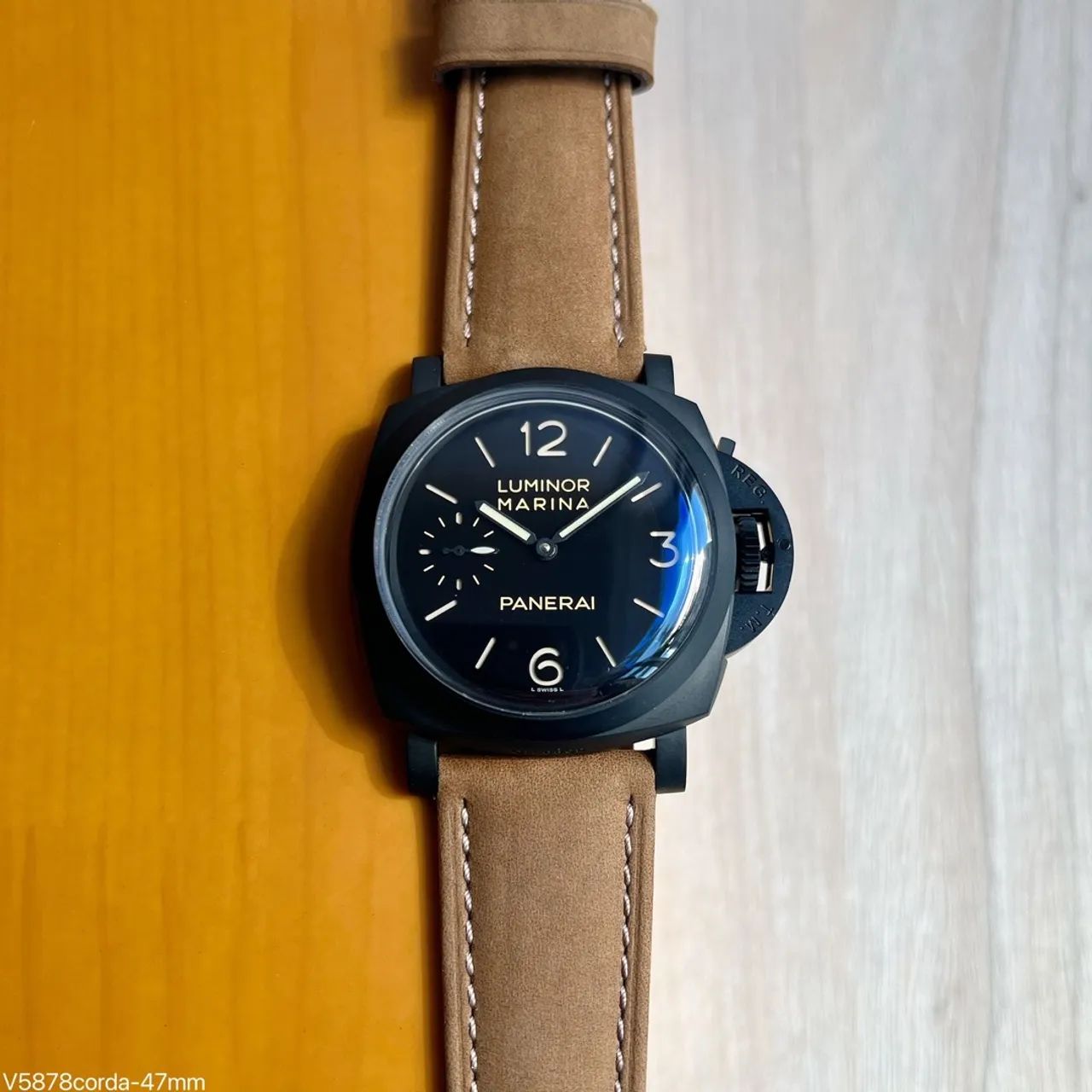 Relógio Panerai Submersible - Azul e Prata - Foto 2