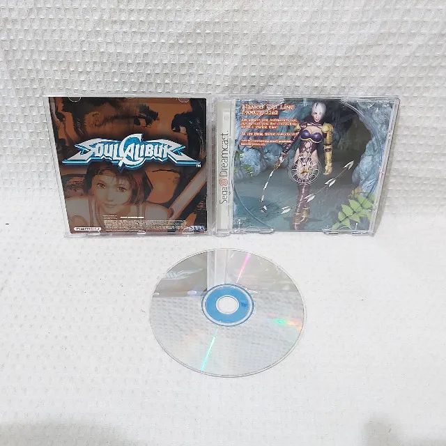 JOGO DREAMCAST SOUL CALIBUR ORIGINAL CIB AM