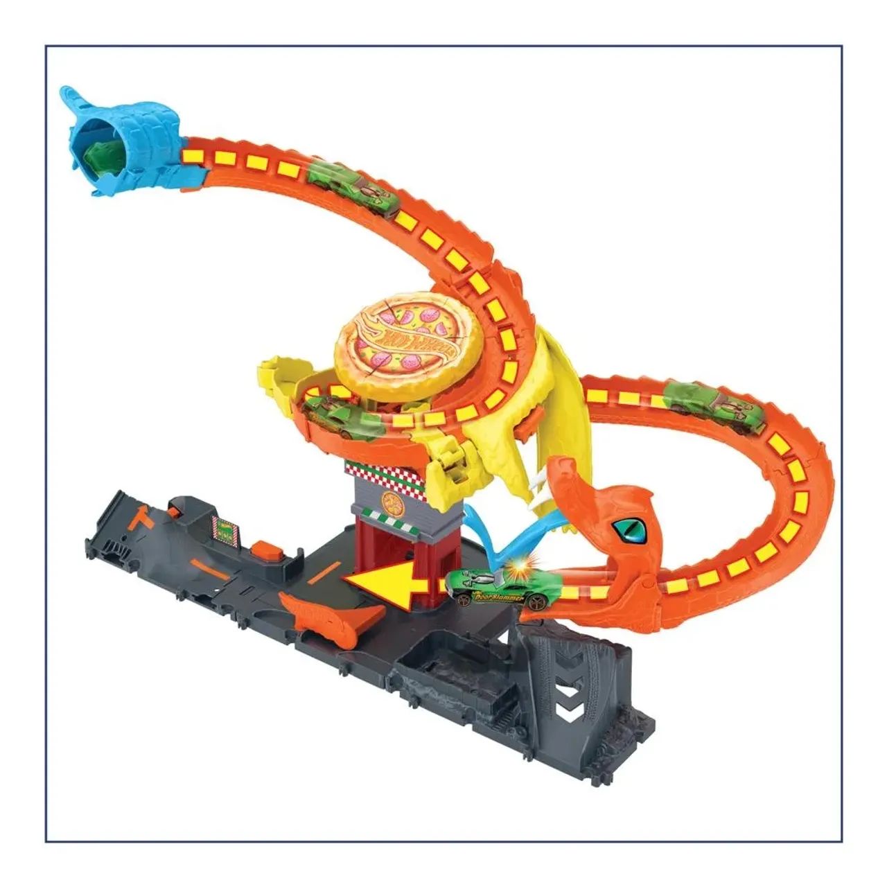 Pista Hot Wheels City Ataque De Cobra Puente Hot Wheels Ataque De