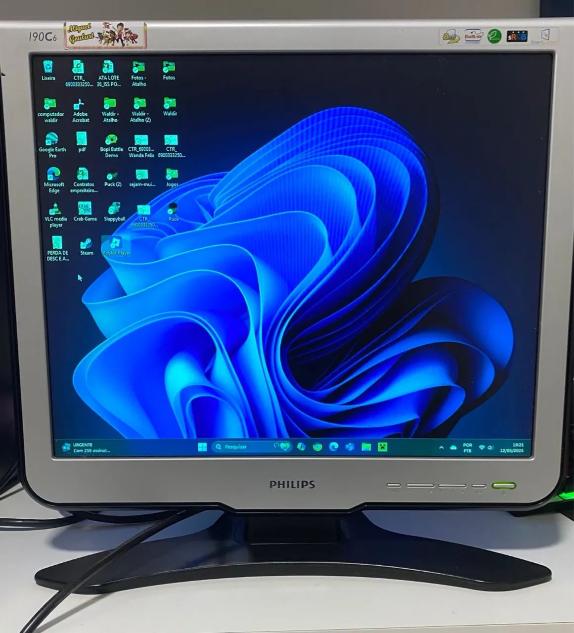 Monitor Philips 19 polegadas