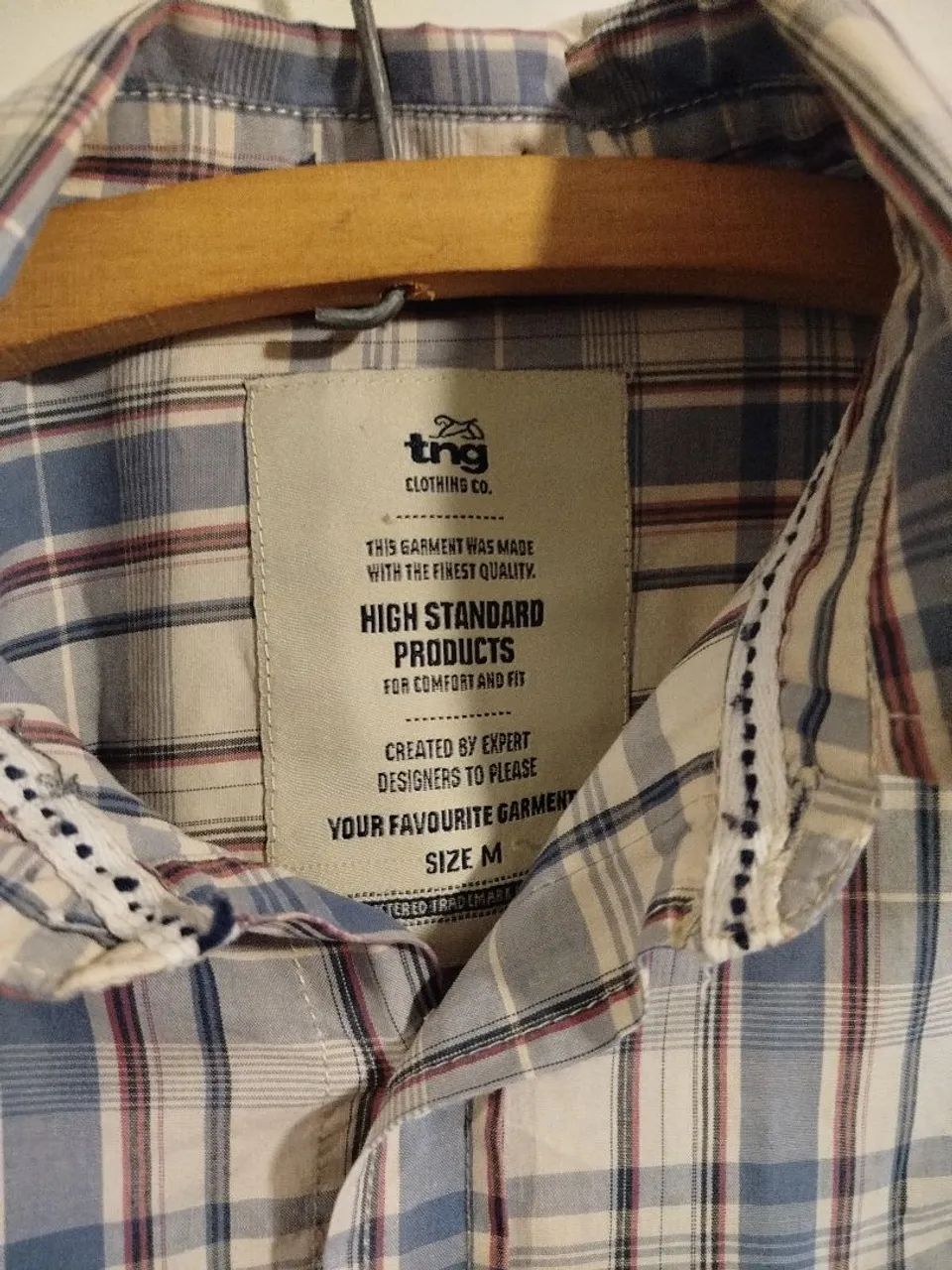 Camisa Xadrez Masculina TNG - Foto 2
