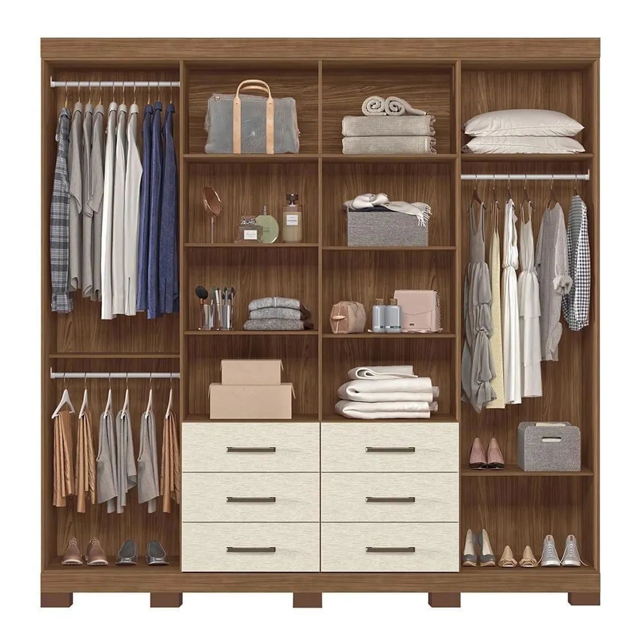 Guarda-Roupa Moderno com Espelho e Gavetas Montagem e Entrega grátis  - Foto 2