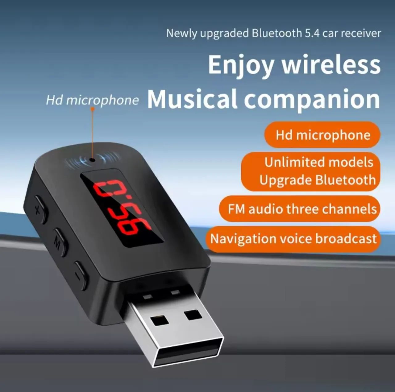 Transmissor e Receptor Bluetooth USB para Áudio - Foto 2