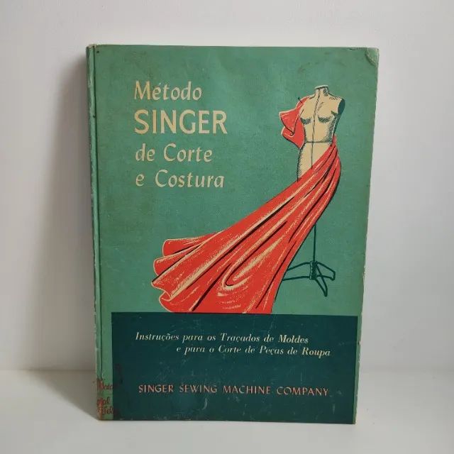 Antigo método Singer de corte e costura 1955 (usado)