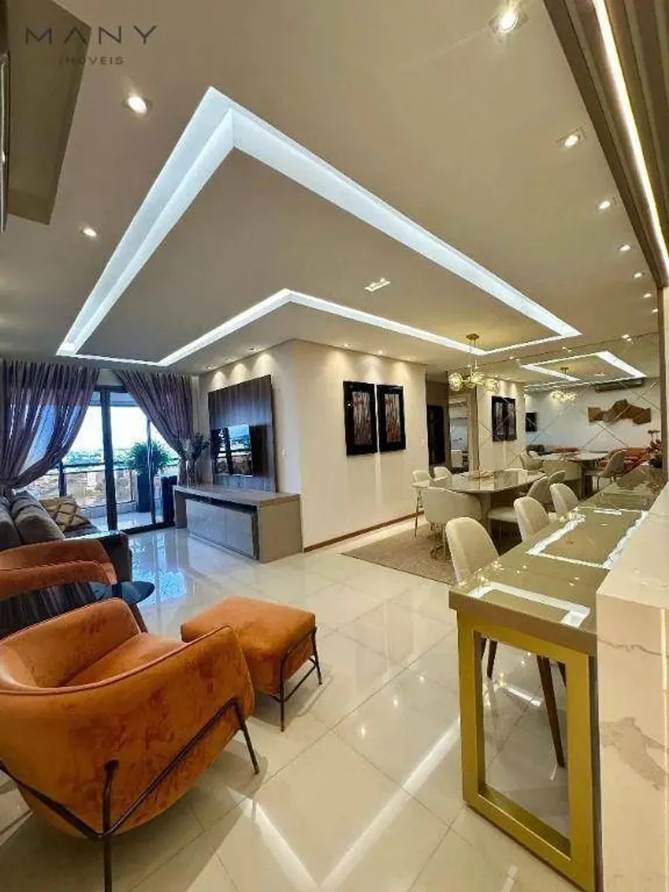 Thiago de Mello Apartamento 03 Quartos à Venda 119m2 Mobiliado Dom Pedro Manaus - Foto 2