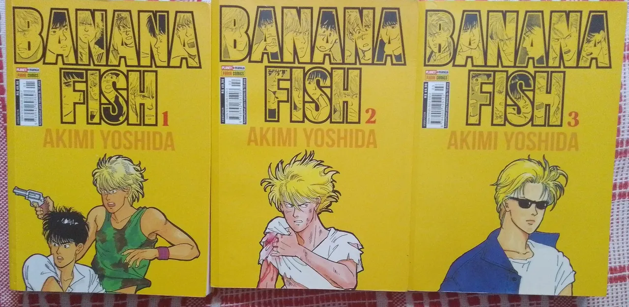 Banana Fish Mangá - Volumes 1, 2 e 3