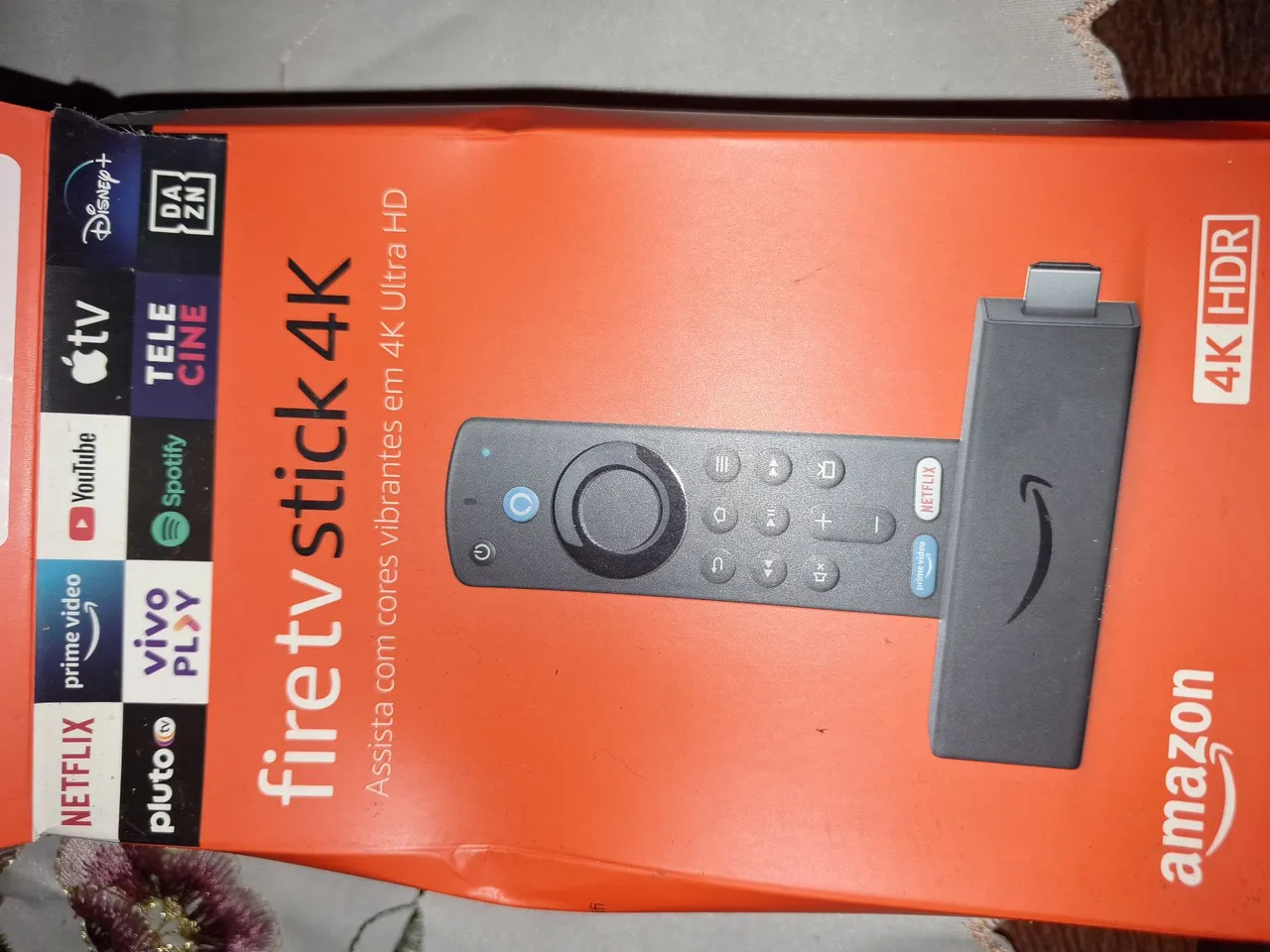Fire tv stick 4k com Alexa
