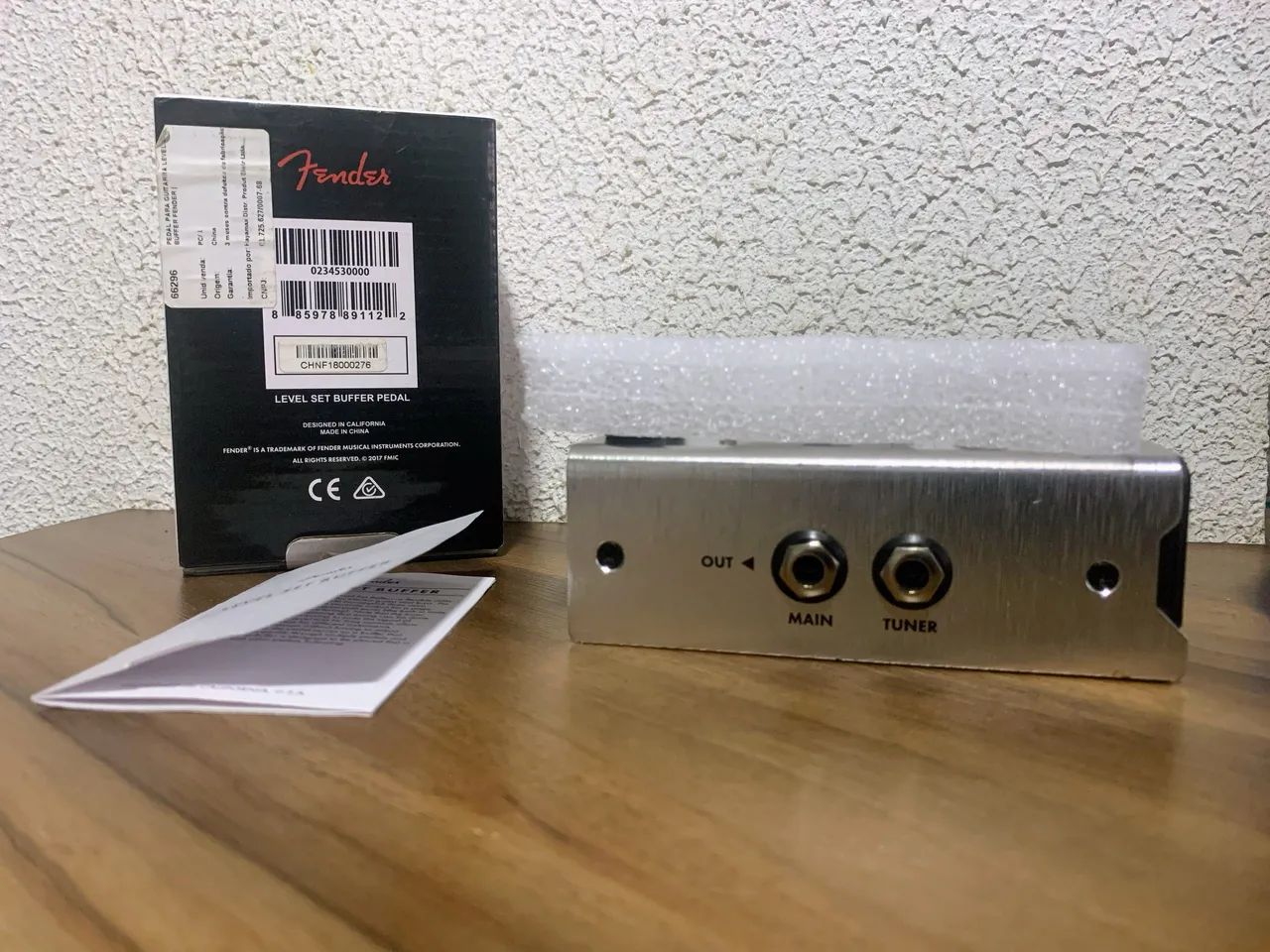 Pedal Fender LEVEL SET BUFFER (Para guitarra) - Instrumentos