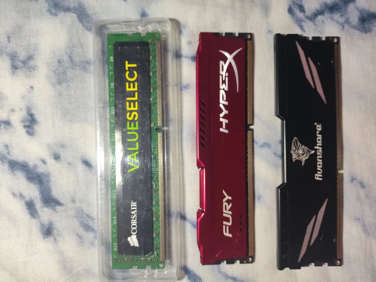 Vendo memórias ram ddr3 e processadores