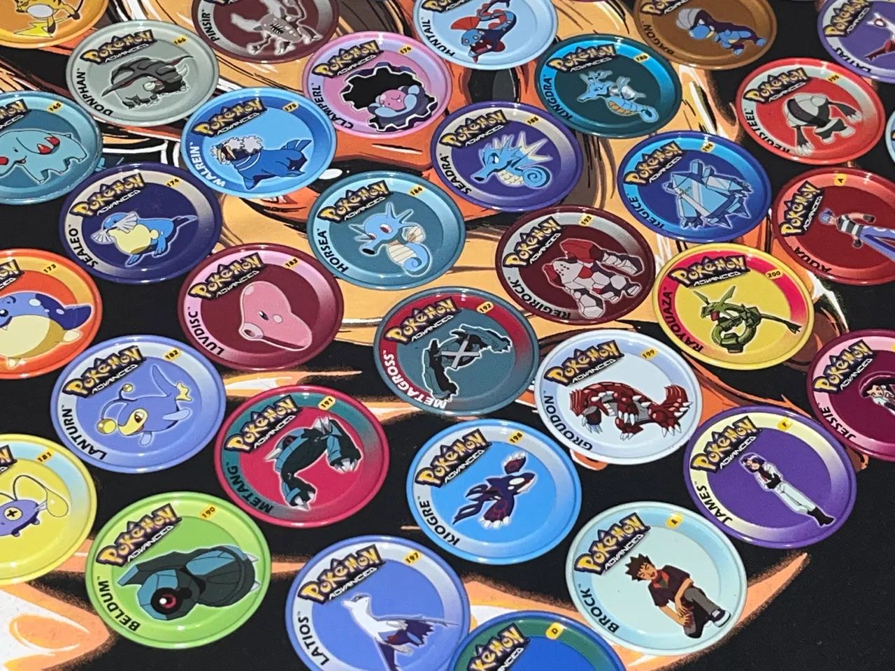 Pokémon Panini Tazos de Metal | Coleção Completa Pokemon Advanced  - Foto 4