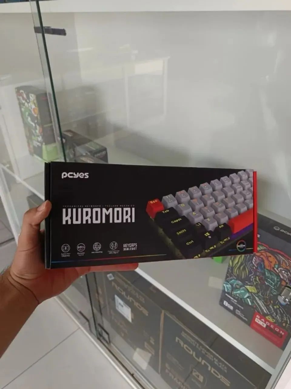 Teclado mecânico 60% pcyes 64374417823107121