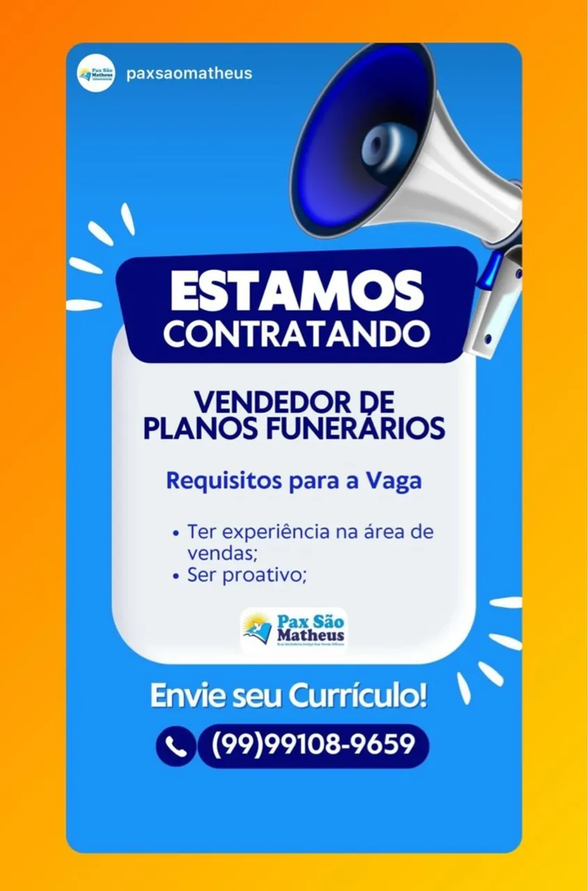 Vaga de Emprego em Presidente Dutra/Ma