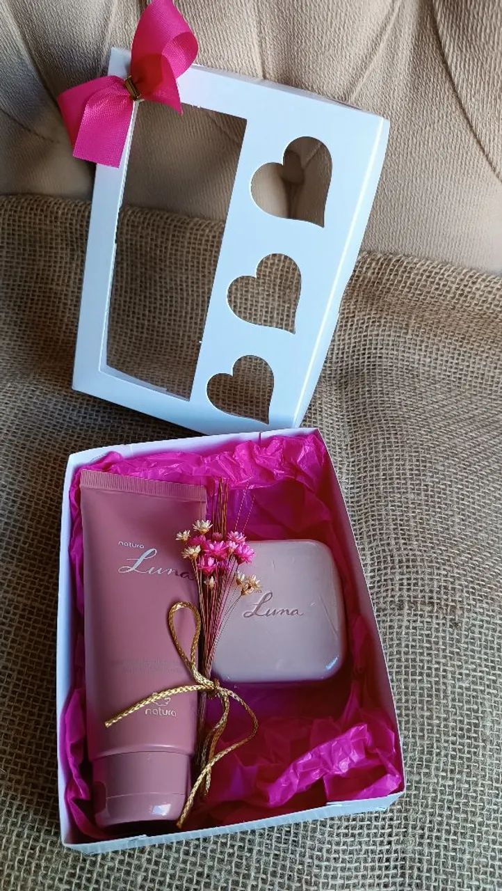 Kit Presente Luna Clássico - Creme para corpo e sabonete  - Foto 2