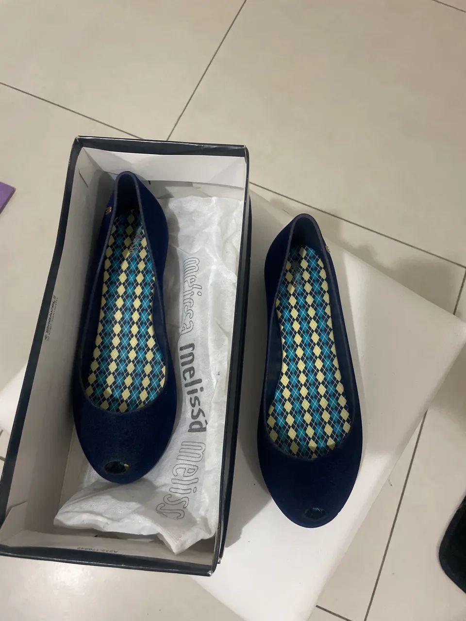 Melissa Ultragirl VI - Azul Flocado N37 - Foto 3