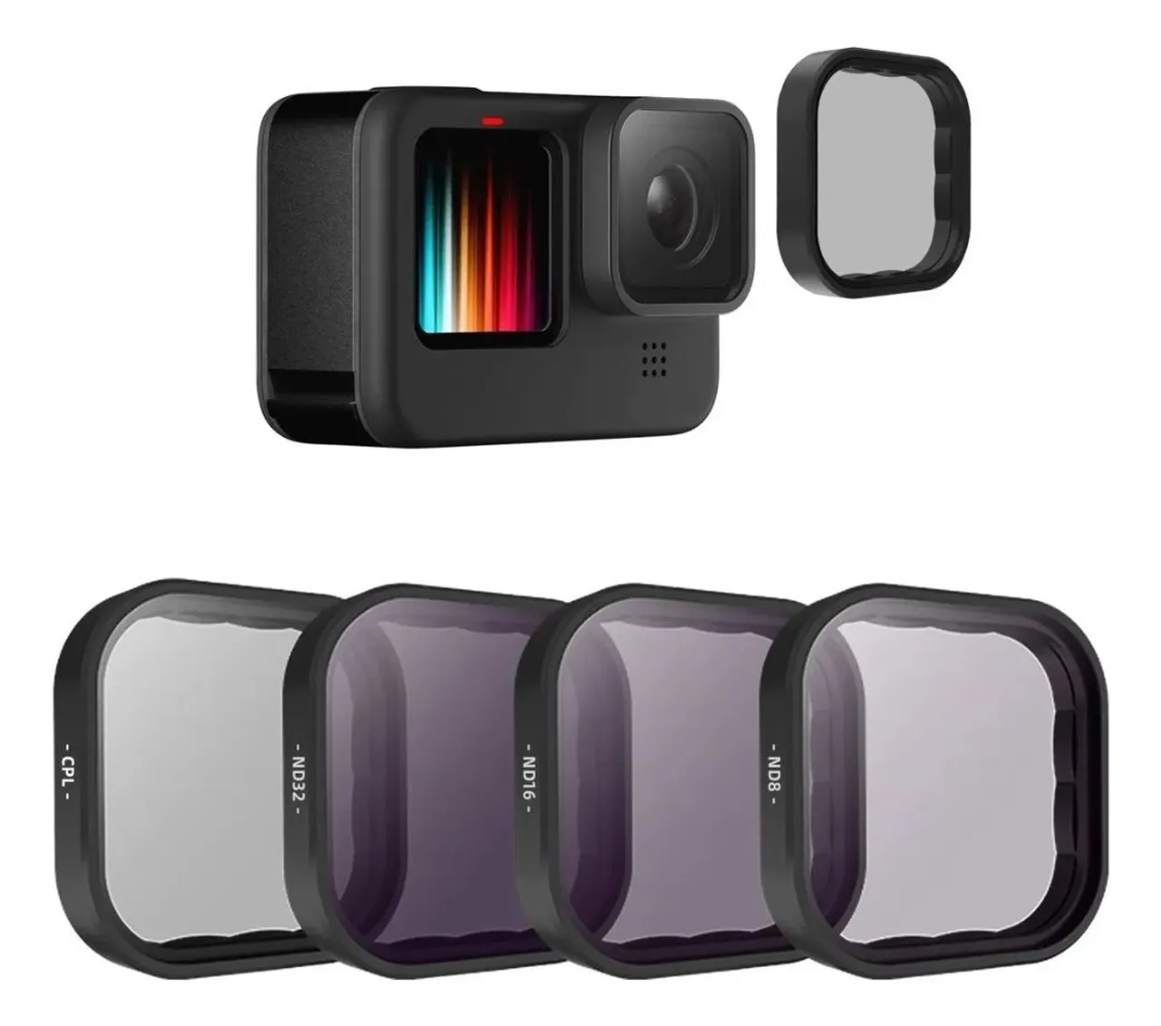 Filtros ND/CPL para GoPro - Kit Completo (sem uso)
