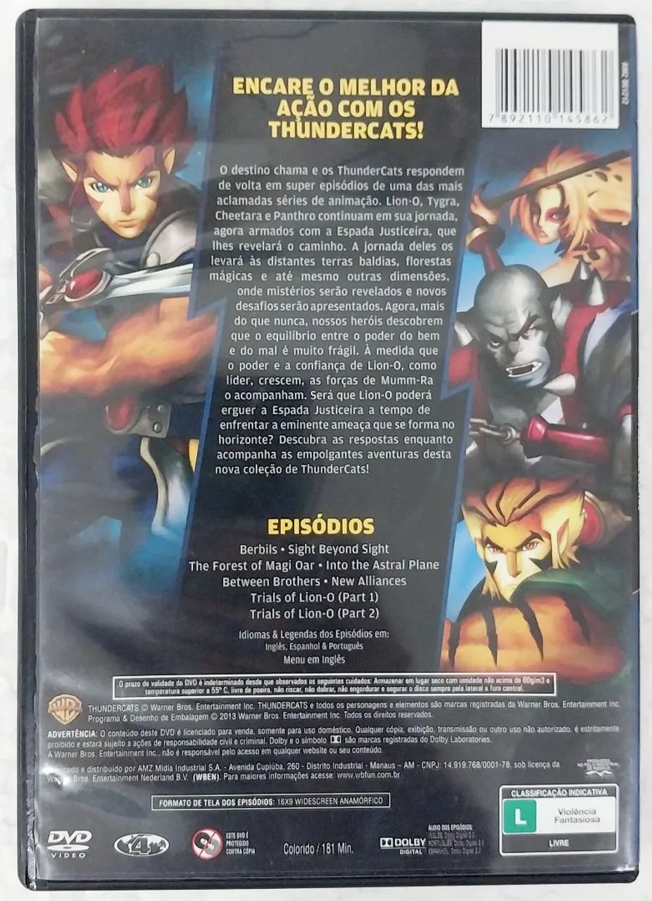 ThunderCats - Primeira Temporada - Volume Dois (DVD) - Foto 2