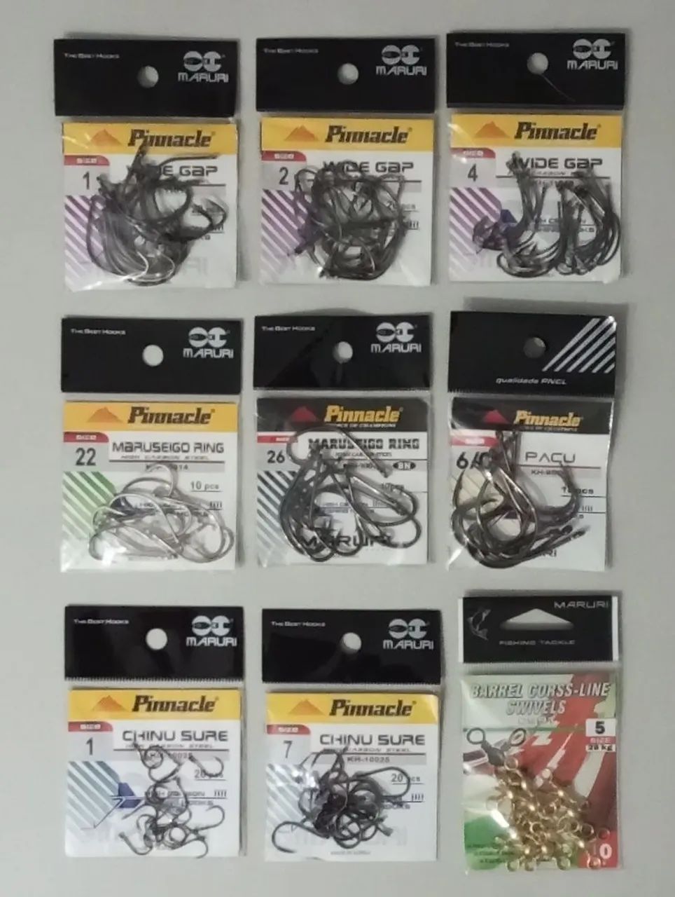 Anzóis de Pesca Maruri - Diversos Modelos