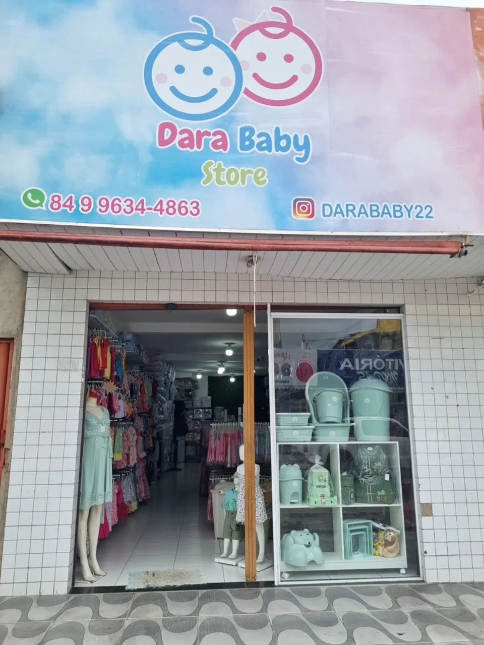 Repasse de loja de artigos para bebê