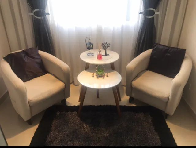 Conjunto de Mesas Laterais para Sala de Estar