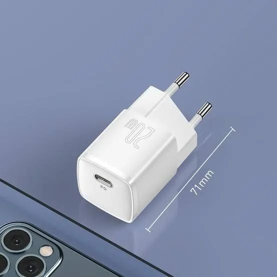 Carregador Baseus GaN 20W - Novo