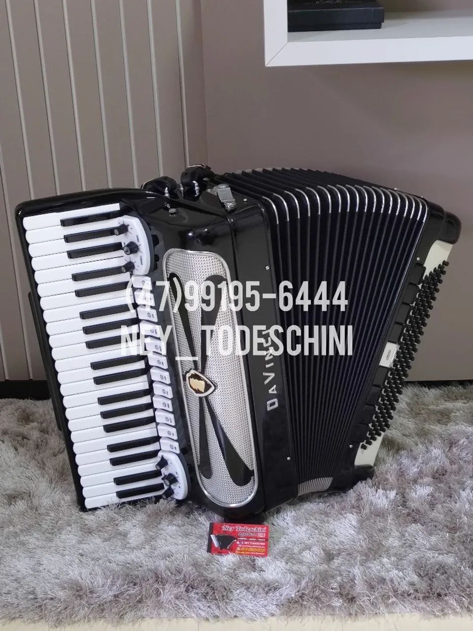 Acordeon Da Vinci Duplo Cassoto 