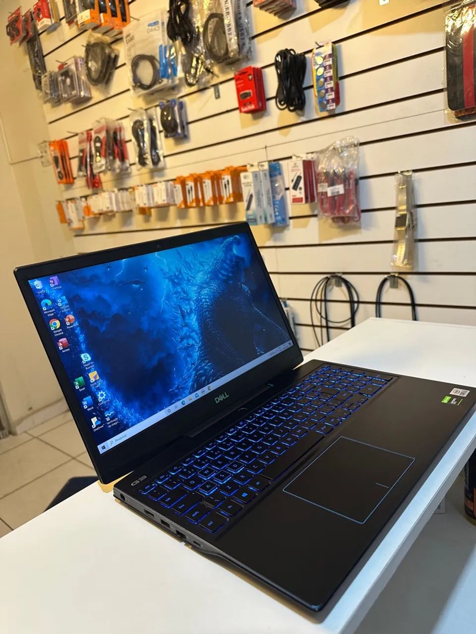 (PROMOÇÃO ) NOTEBOOK DELL GAMER I5-10300H/8GB/GTX1650TI/SSD512NVME - Foto 4