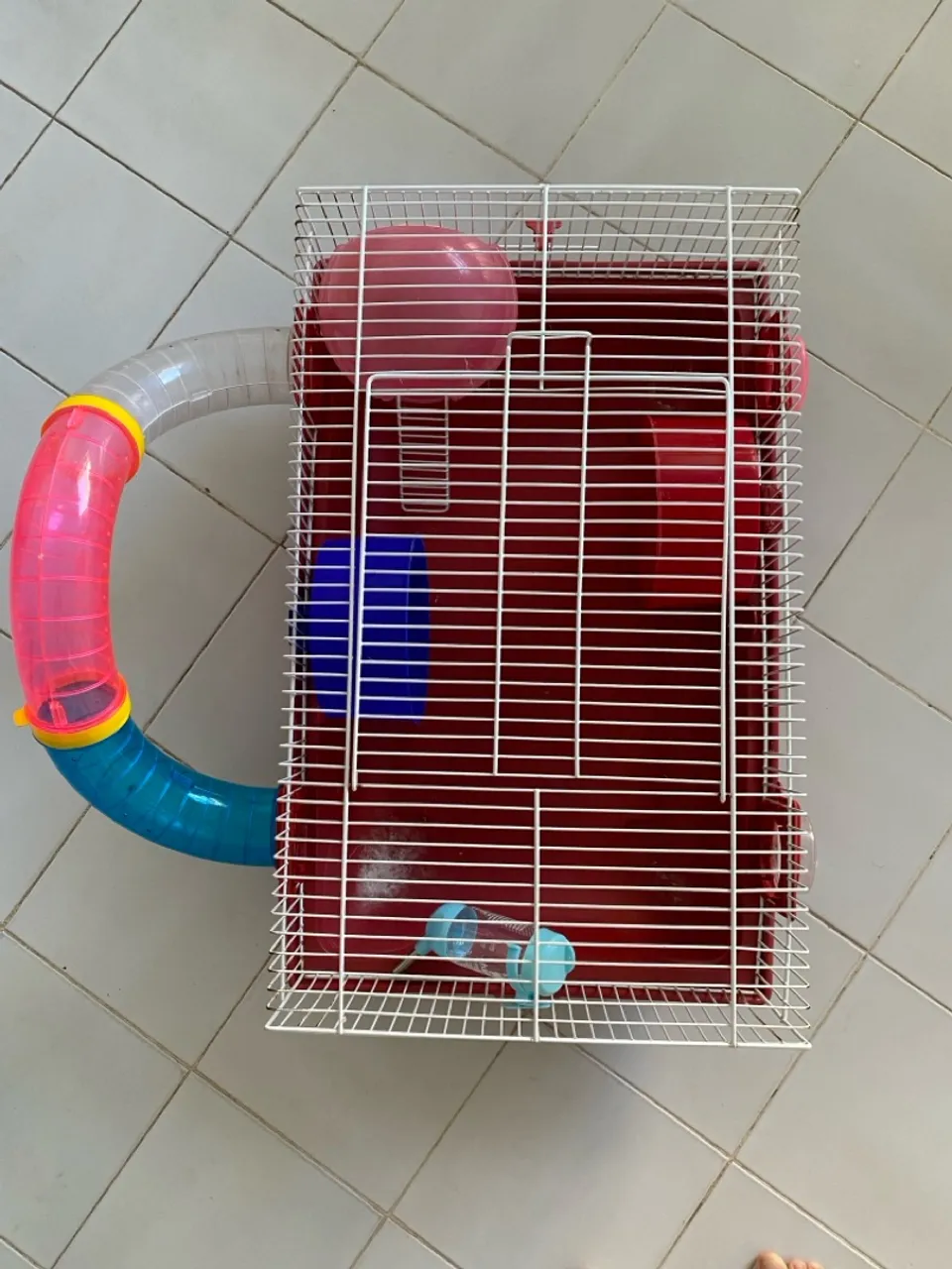 Casinha para hamster /Gaiola para hamster com acessórios 