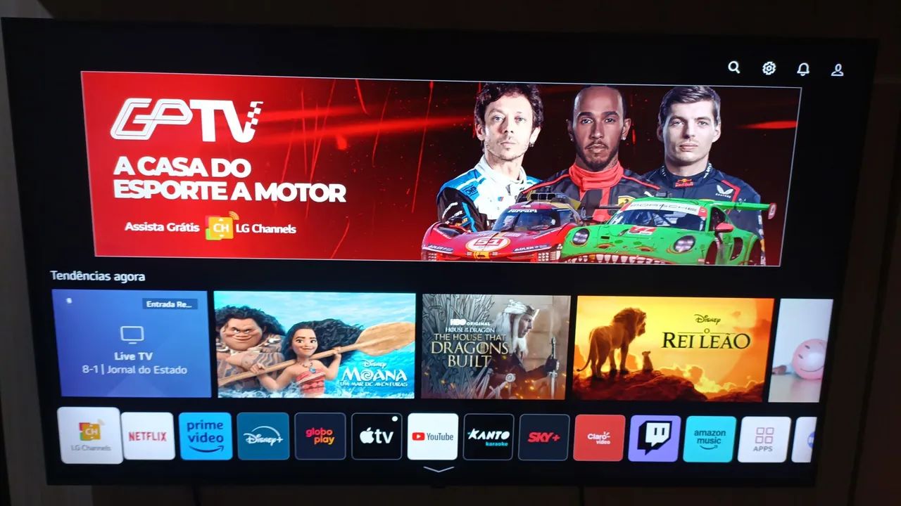 TV LG 4K Smart 55 polegadas 