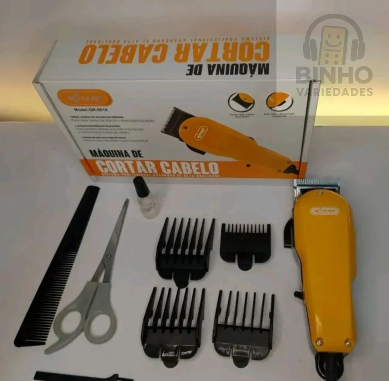 Máquina de Cortar Cabelo Profissional