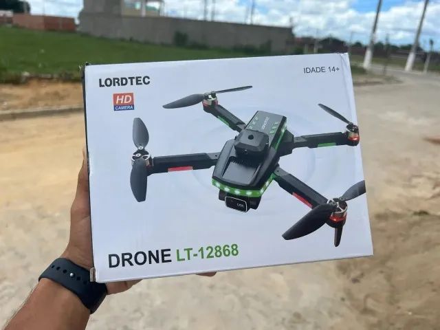Mini Drone Com Câmera Dupla Hd Lt-12868 - Preto