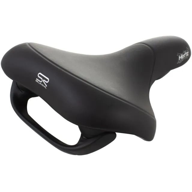 SELIM COM ALÇA PARA BICICLETAS PRETO OU MARROM  - Foto 2