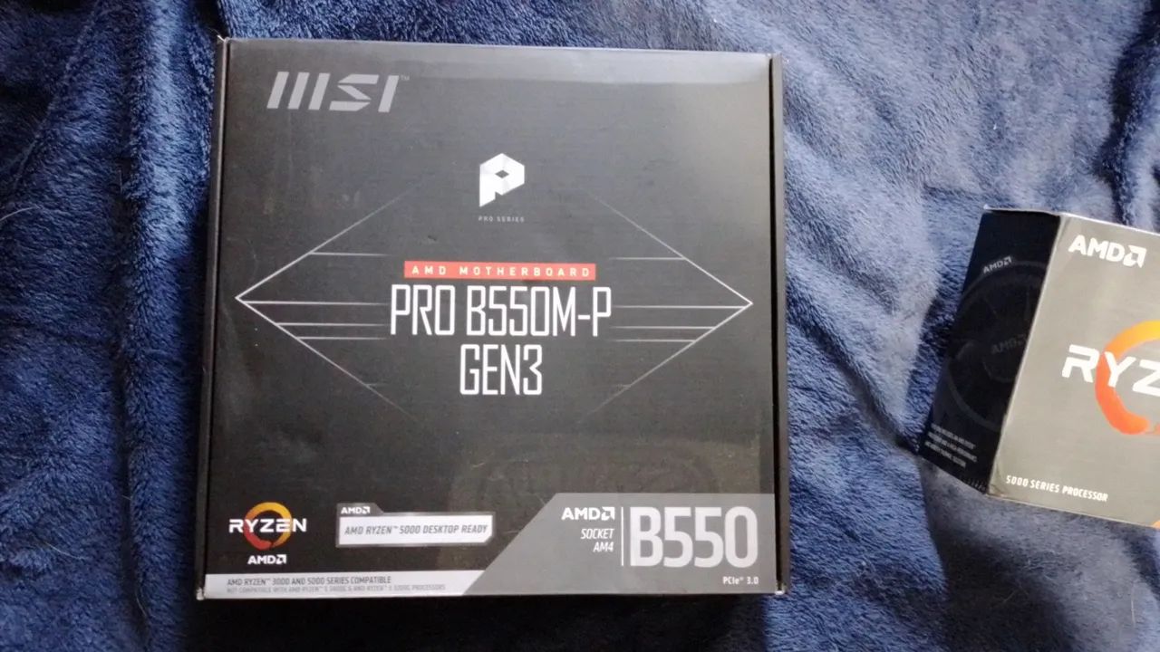 Placa-Mãe MSI PRO B550M-P GEN3