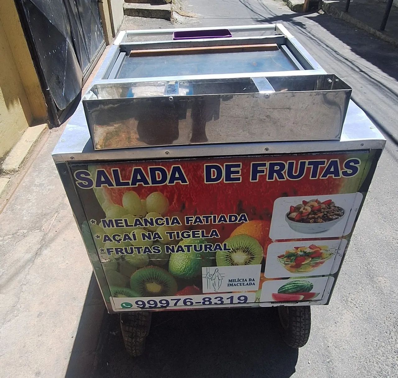 Carrinho gourmet de salada de frutas - Foto 3