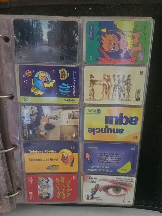 Coleção rara de cartões telefônicos  - Foto 3