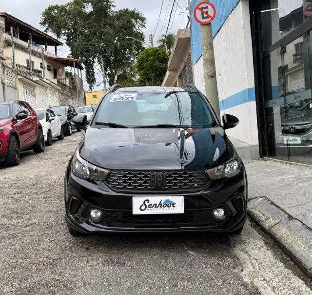 Fiat Argo 1.8 Trekking Automático Preto Ano 2021 - Foto 2