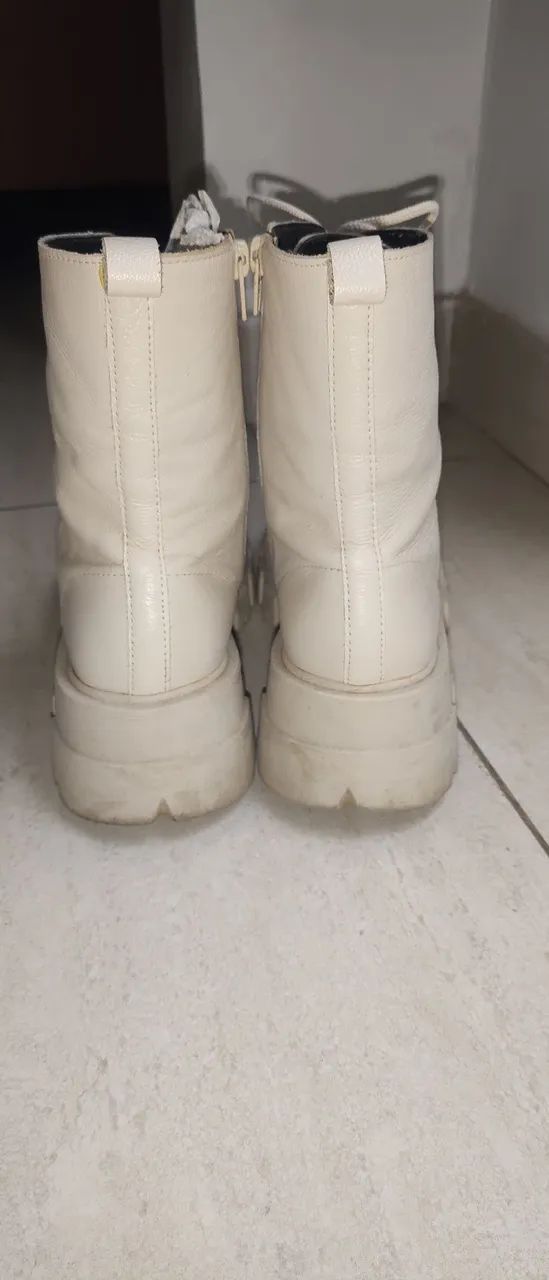 Bota off white Constance - Tam:36 - Foto 4