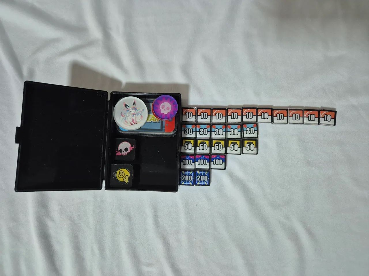 Marcadores de Dano em acrílico para Pokemon TCG com caixa - Foto 3