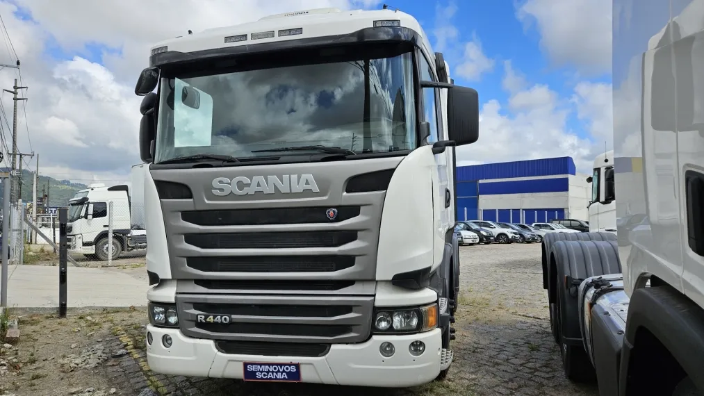 SCANIA R 440 6X4 2016 - AUTOMÁTICO, Único dono, KM baixo, abaixo da FIPE, Ar Condicionado.