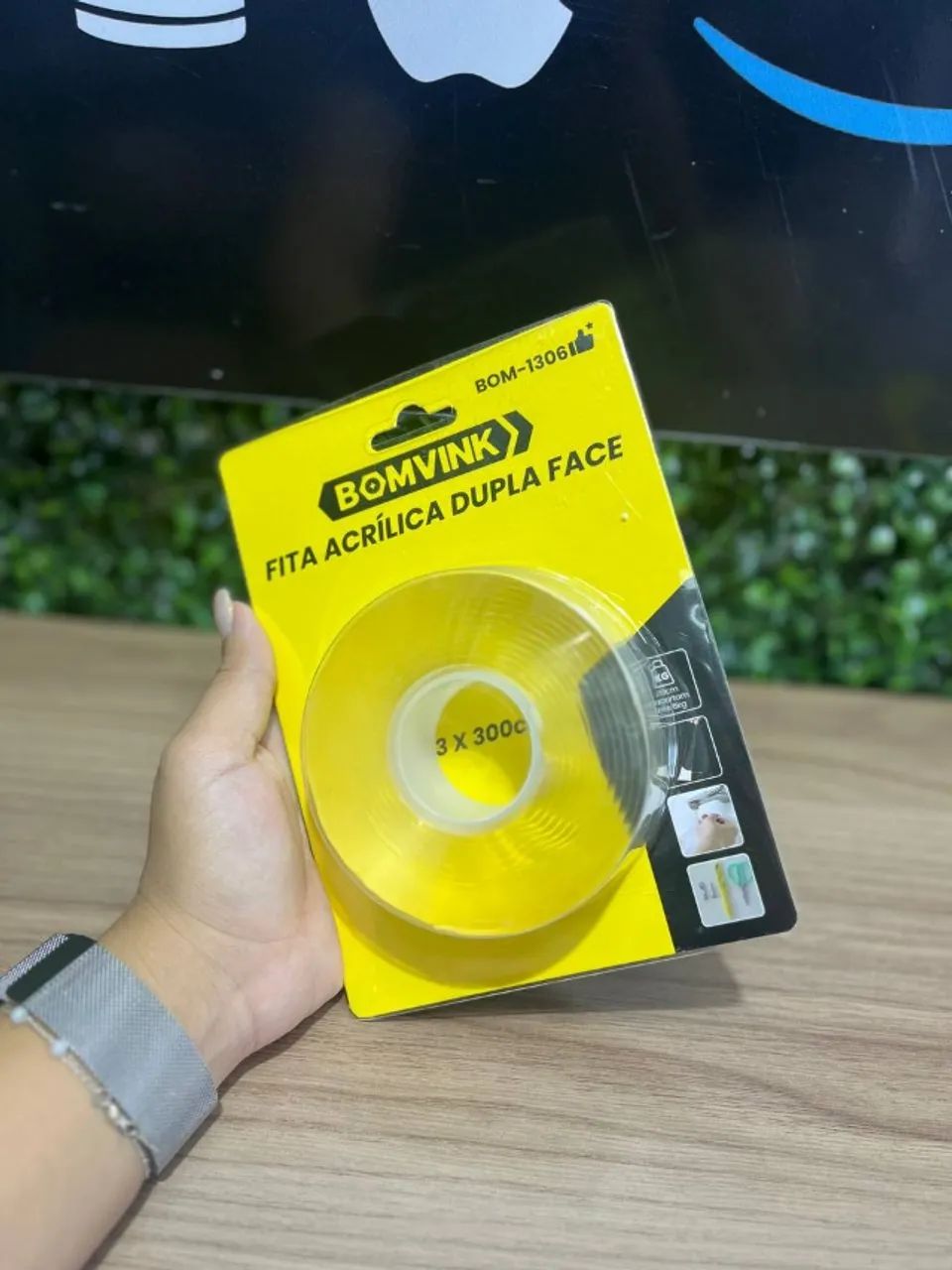 Fita Acrilica Dupla Face BOM-1306