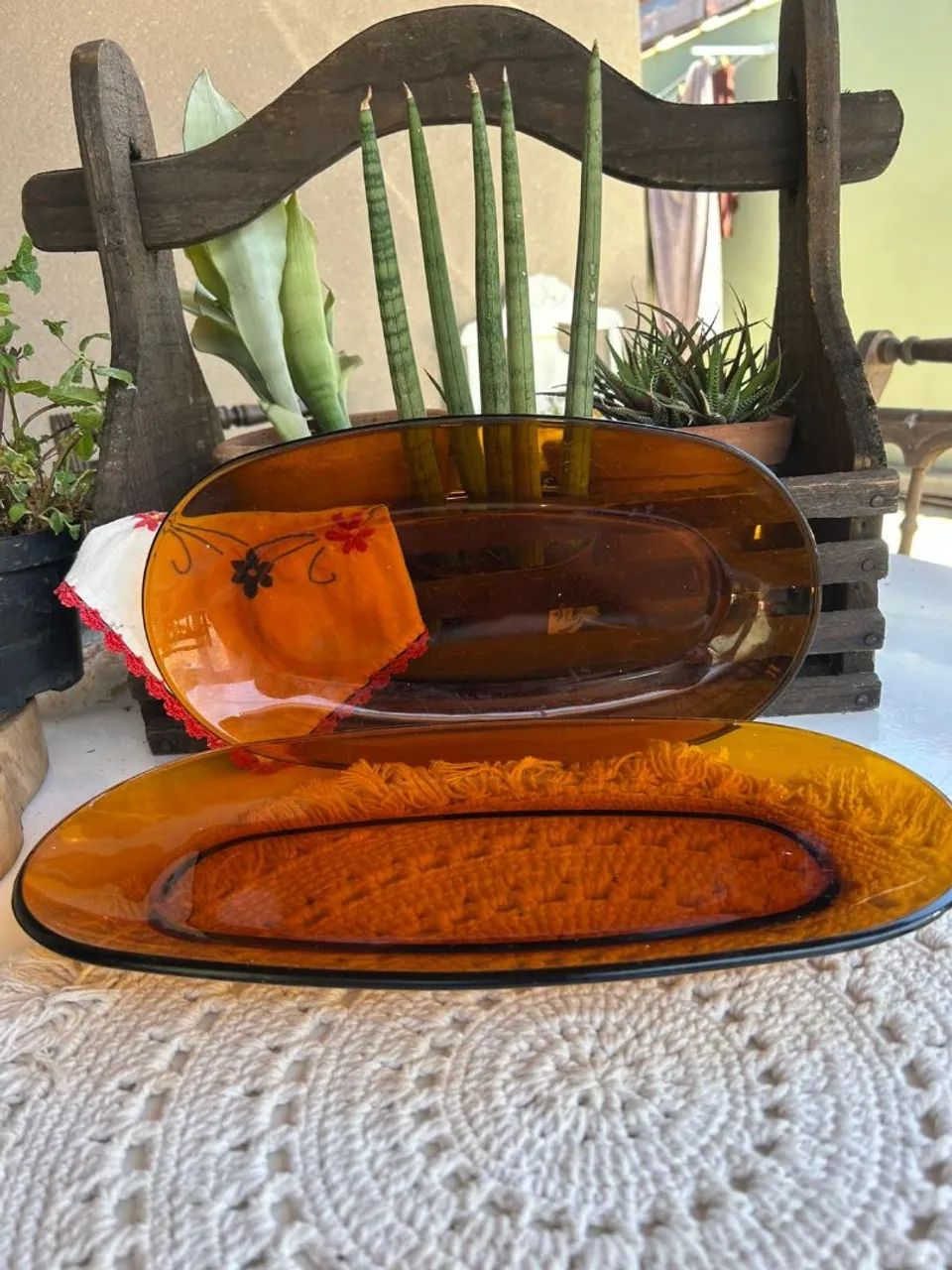 Conjunto com 2 Travessas Duralex