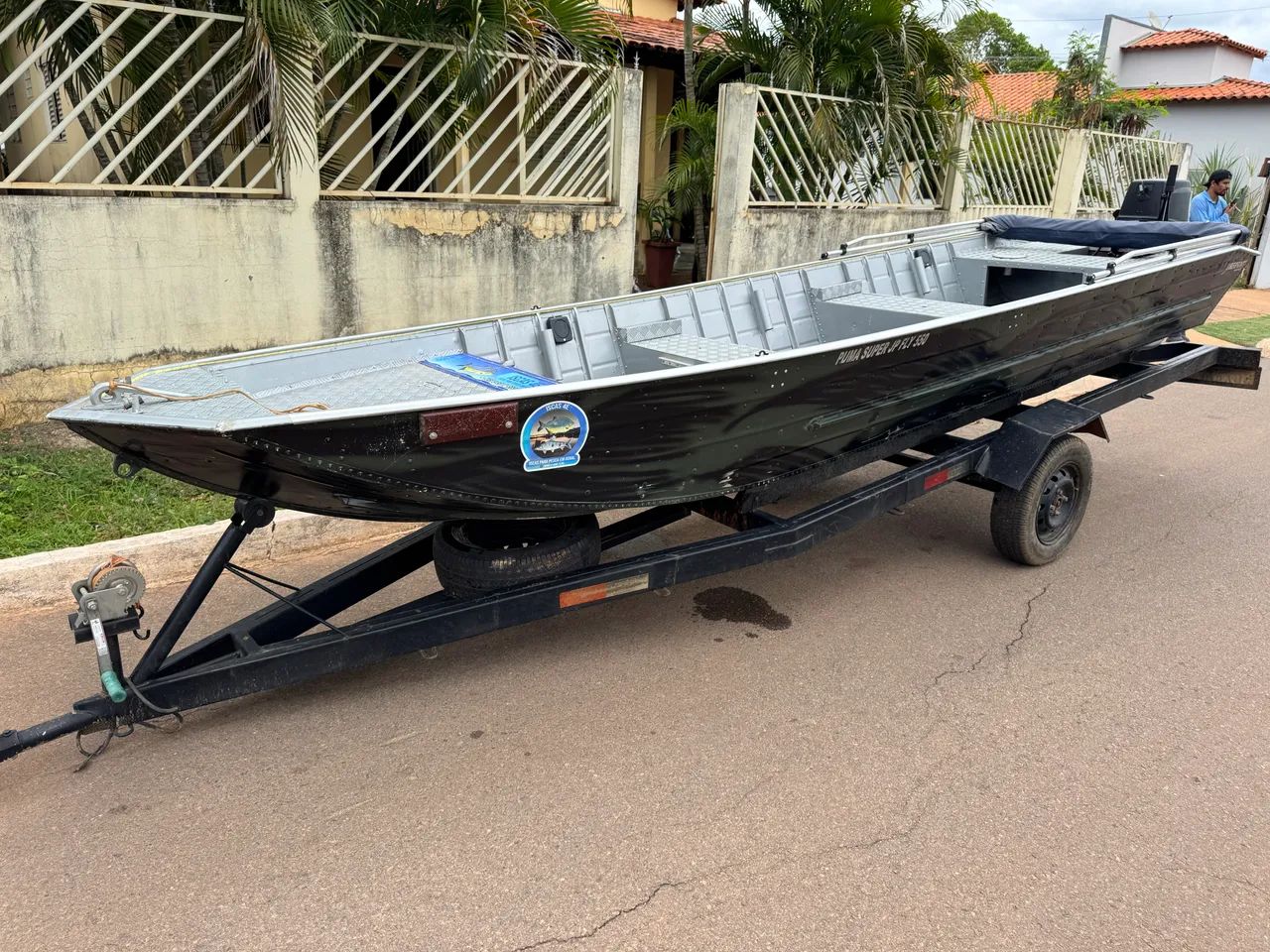 Barco Semichata 5,5m Mercury 30hp - Foto 3