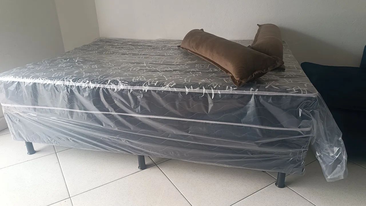 Cama box casal molas ensacadas  - Foto 4