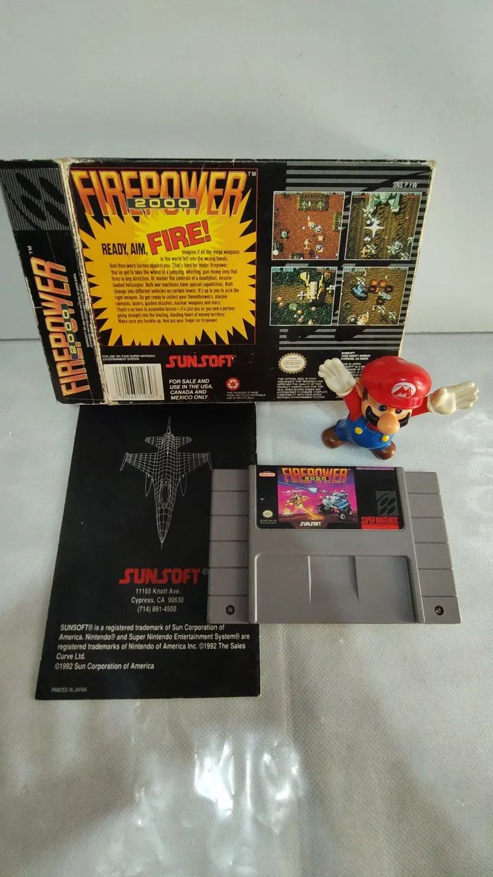 FIRE POWER 2000 SNES CIB - Foto 2