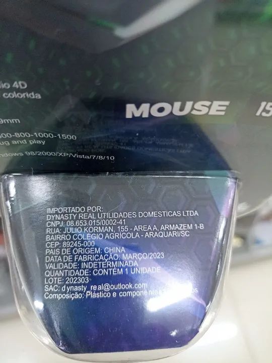 Mouse Maxmidia 1500 DPI - Novo - Foto 3