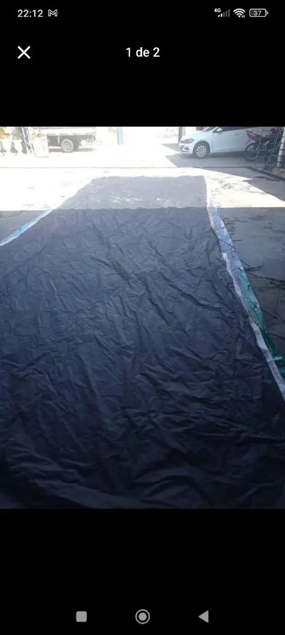 Lona 9,50x3,50 impermeável com ilhos