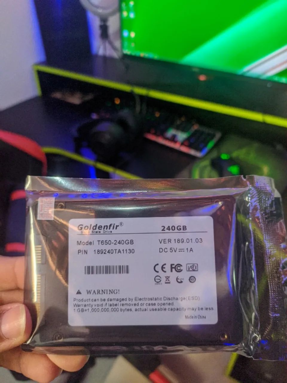 SSD 240 GB -Entrega Grátis + 3 Meses de Garantia - Foto 2