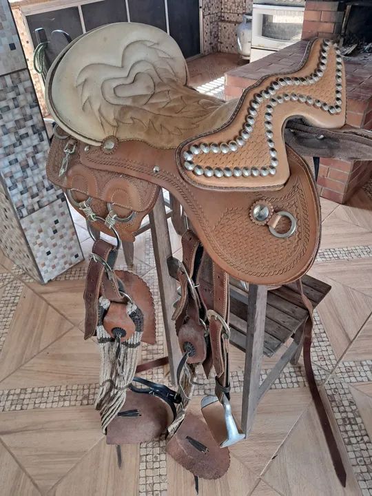 Arreio Cutuco Três Argolas... Usado somente 2 vezes!! - Foto 6